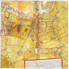 Historical map of East Exeter for an Archaeological desk-based assessment for Hurst Almshouses, Fairpark Road