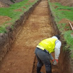 Archaeological trench evaluation on land behind Liney Road, Westonzoyland, Somerset.